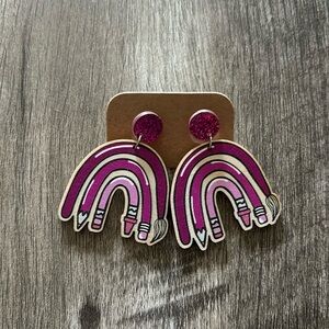 Artist/teacher earrings.